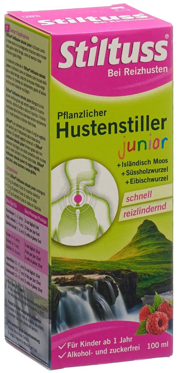 PICFRONT3D STILTUSS Pflanzl Hustenstiller Sirup Junior 100 ml