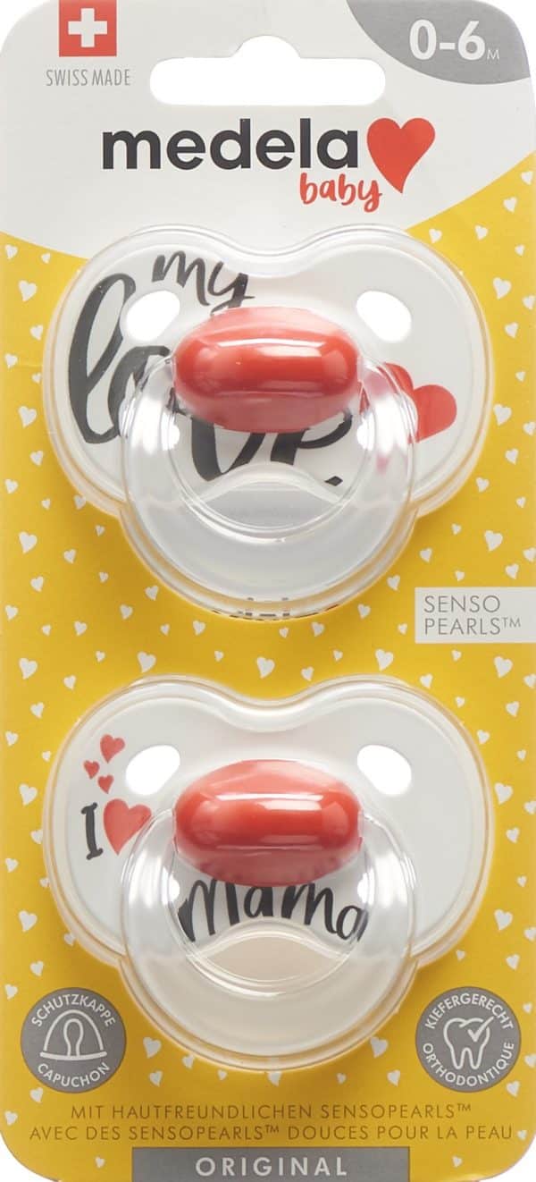 MEDELA Baby Nuggi Original 0-6  Sig Love 2 Stk