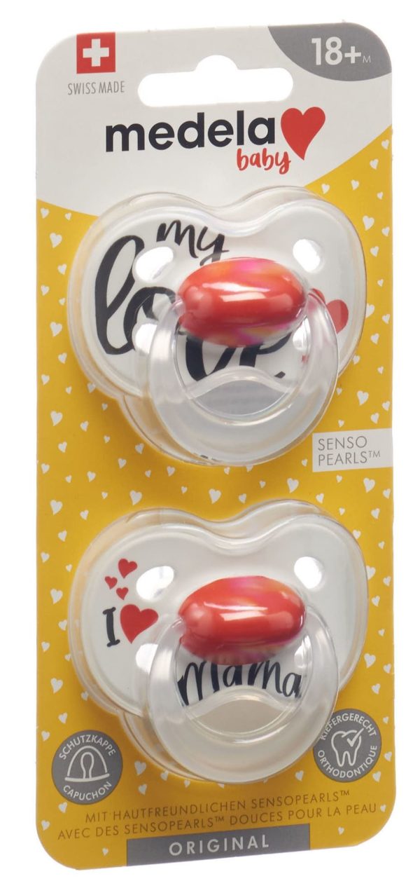 PICFRONT3D MEDELA Baby Nuggi Original 18+ Sig Love 2 Stk