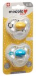 PICFRONT3D MEDELA Baby Nuggi Original 6-18 Gelb Blau 2 Stk
