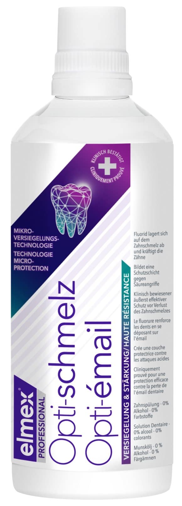 PICFRONT3D ELMEX PROF Opti-schmelz Zahnspülung 400 ml