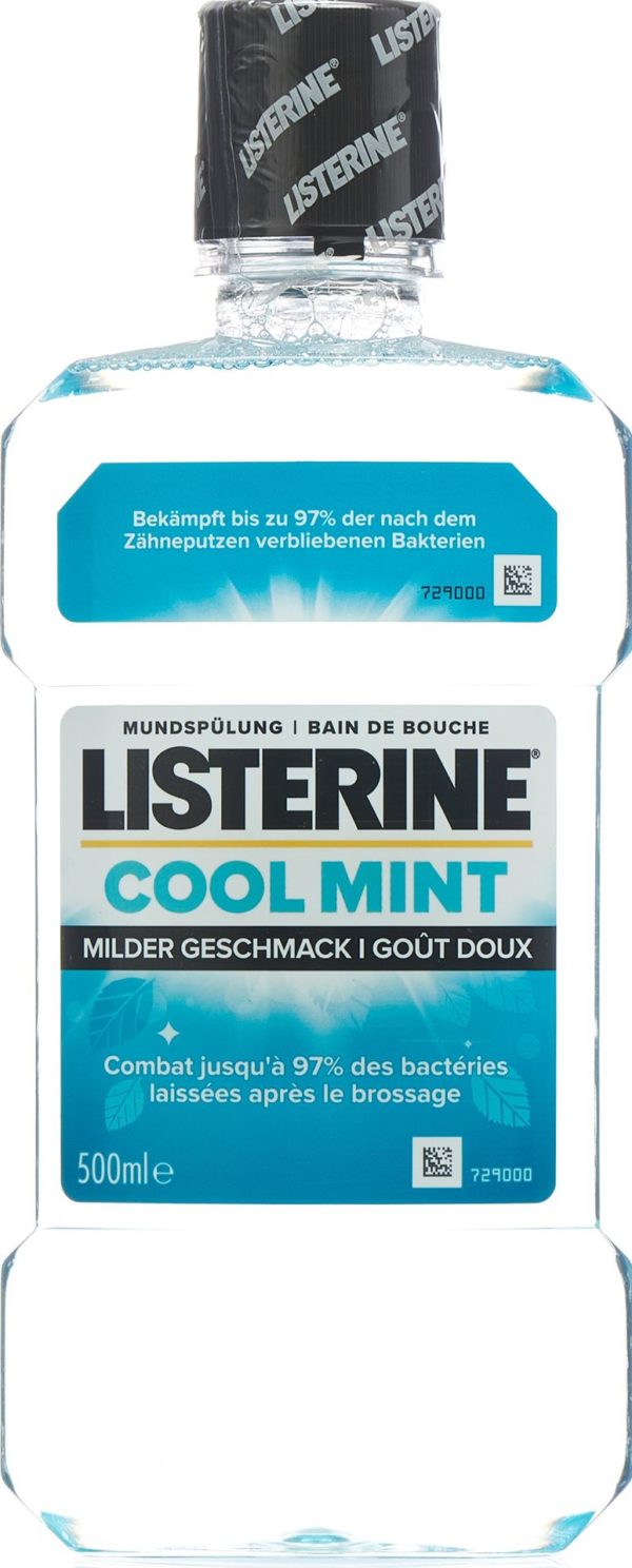 PICFRONT LISTERINE Coolmint mild Fl 500 ml