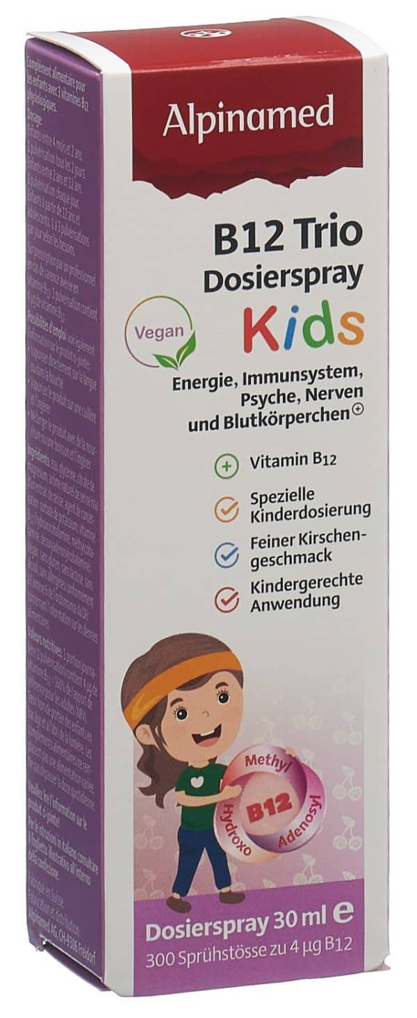 PICFRONT3D ALPINAMED B12 Trio Dosierspray Kids Fl 30 ml