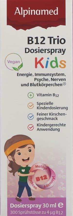 PICFRONT ALPINAMED B12 Trio Dosierspray Kids Fl 30 ml