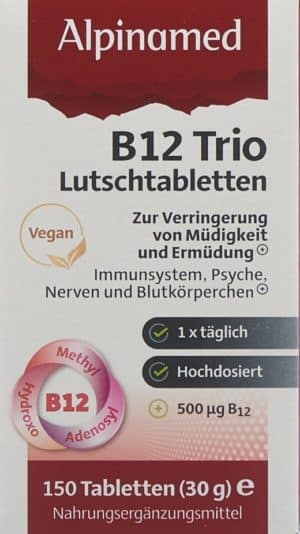 ALPINAMED B12 Trio Tabl Fl 150 Stk