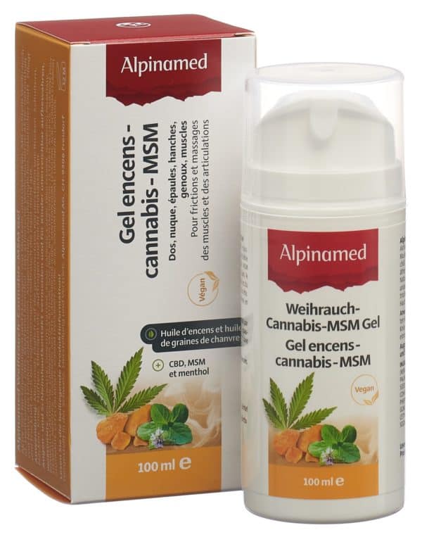 PICBACK3DPLUS ALPINAMED Weihrauch Cannabis MSM Gel Disp 100 ml