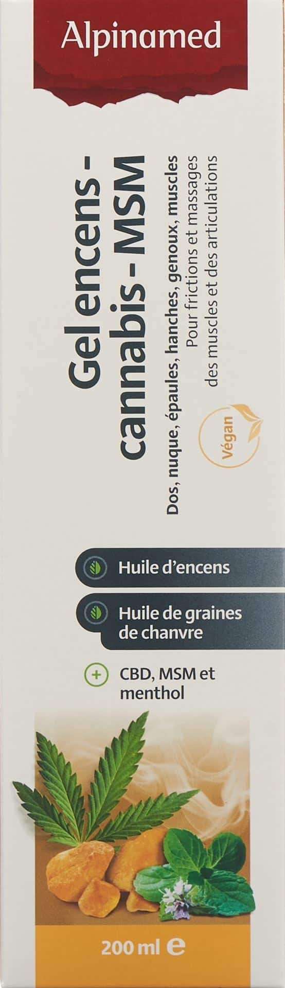 PICBACK ALPINAMED Weihrauch Cannabis MSM Gel Disp 200 ml