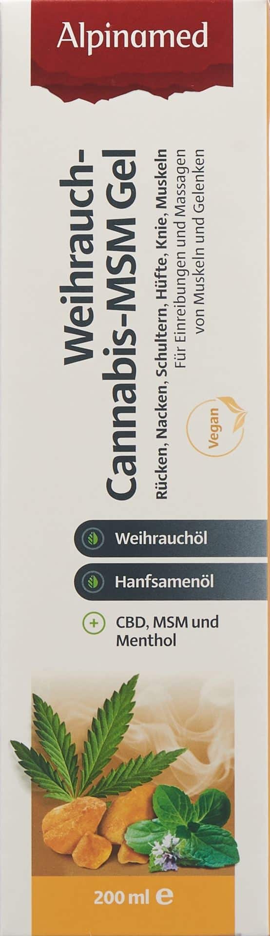 PICFRONT ALPINAMED Weihrauch Cannabis MSM Gel Disp 200 ml