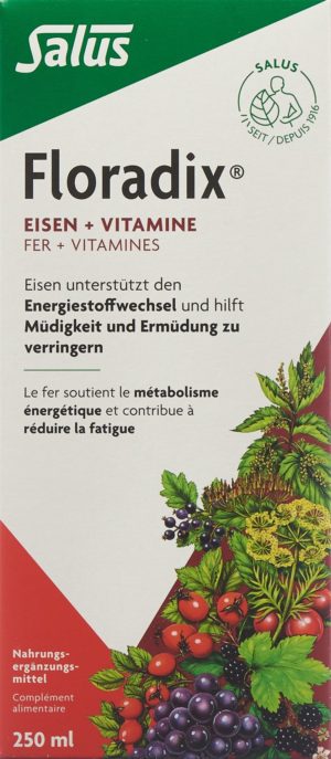 PICFRONT FLORADIX Eisen + Vitamine Fl 250 ml