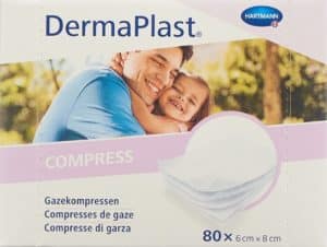 PICFRONT DERMAPLAST Compress 6x8cm 80 Stk