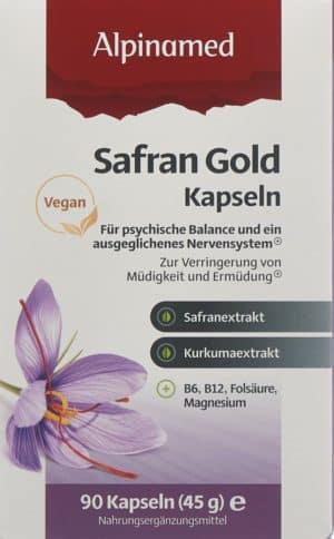 ALPINAMED Safran Gold Kaps 90 Stk
