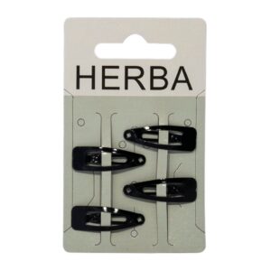 PICFRONT3D HERBA Clips 3.1cm schwarz 4 Stk