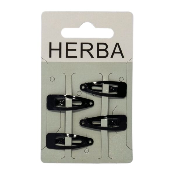 PICFRONT3D HERBA Clips 3.1cm schwarz 4 Stk