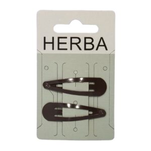 PICFRONT3D HERBA Clips 5cm havanna 2 Stk